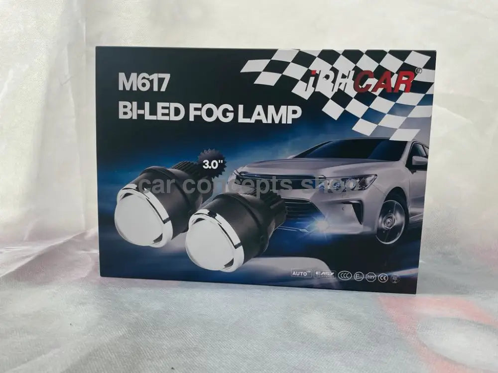 iphcar m 617 bixenon Led 3.0 inch fog projector 55watt 5500k single color