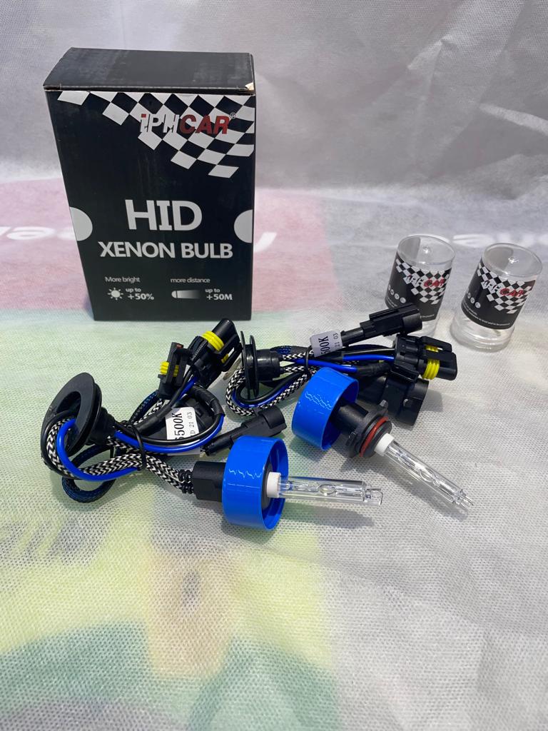 iphcar 9005 STRAIGHT-SHAPE SPECIAL HID BULB 5500-KELVIN 2 PCS