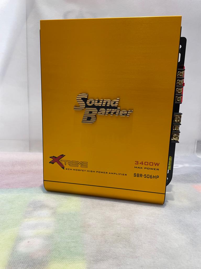 Sound Barrier Xtreme SBR-506HP 3400 WATTS 2 CHANNEL AMPLIIFER