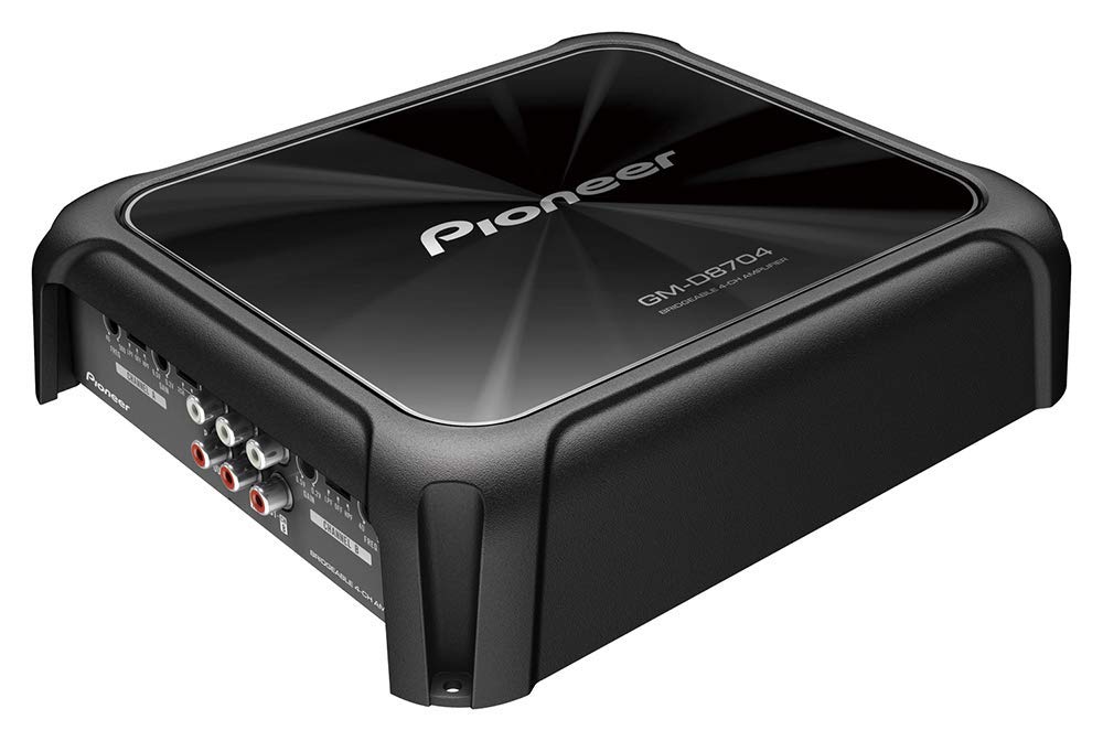 Pioneer GM-D8704 High Power Class D 4-Channel Bridgeable Car Amplifier (4 * 100W RMS @ 4 ohms, 4 * 150W RMS @ 2ohms)