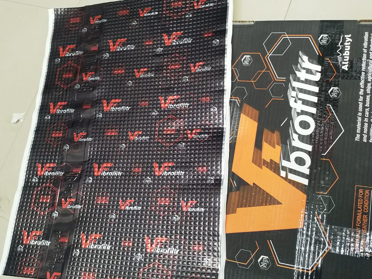 vibrofiltr 1.8 mm High performannce damping material sheets box of 15 sheets