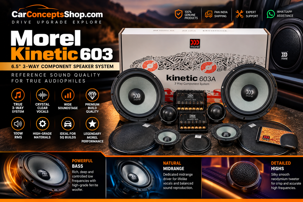 Morel Kinetic 603: The Complete 6.5″ 3-Way Component Speaker Guide