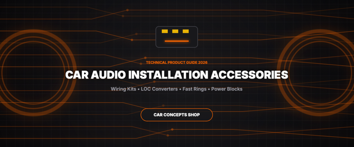 Car Audio Installation Accessories — The Parts That Make Your System Actually Work