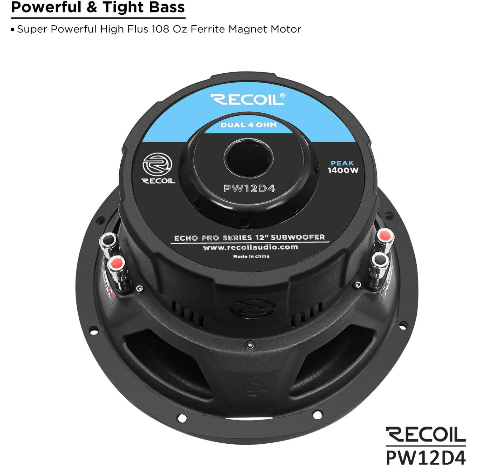 To get the most out of this 700W RMS subwoofer