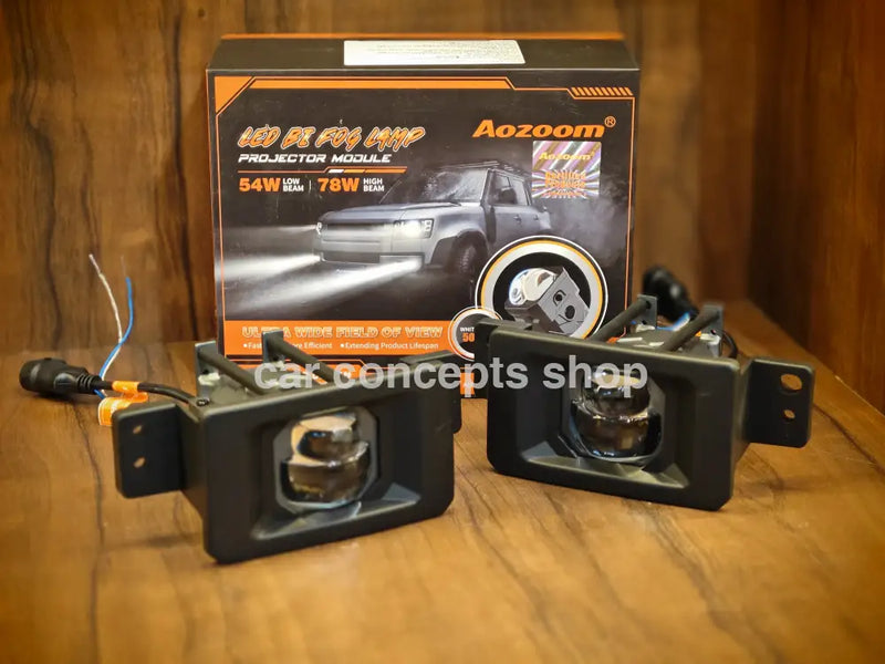 AOZOOM Projector Fog Lamps For Safari, Harrier, Nexon, Curvv