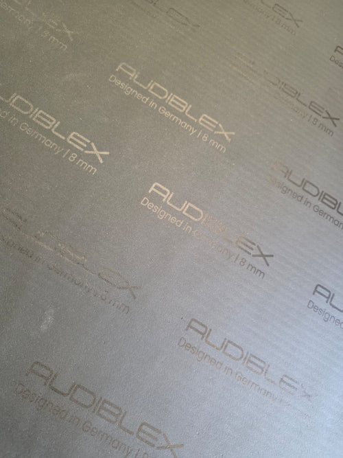 AudibleX Tri-Mute | Premium 3-in-1 Sound Damping Sheets (8-Sheet Box, 20x20 inch) 8 mm