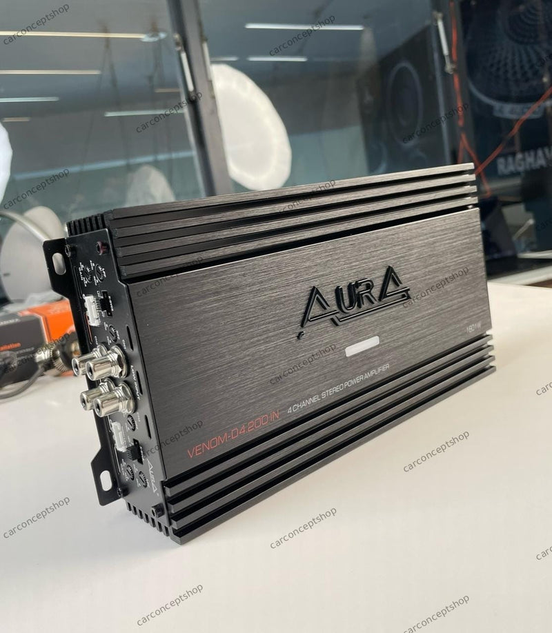Aura Car Audio Venom D4.200IN 4 Channel Amplifier