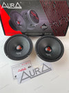 Aura Car Audio Venom 6.5 Inch Midrange Speaker | 121W RMS | 4 Ohm High-Sensitivity Car Audio Driver