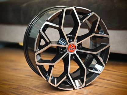 Advantec Black widow alloy wheel MC Clear Starlight Black