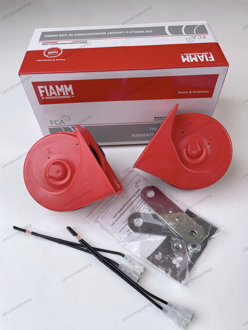 Fiamm Car Horn AM80SX 12V High-Performance Waterproof Red Horn