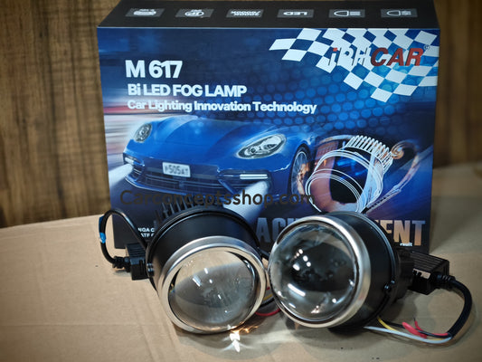 iphcar m617 bi led 3.0 inch fog projector 55watt 5500k single color