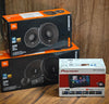 JBL Stadium 6.5-Inch Speaker System & Pioneer DMH-AP6650BT 9-Inch Wireless Apple CarPlay / Android Auto Touchscreen Package (Stadium 62CF + Stadium 62F + Pioneer 9