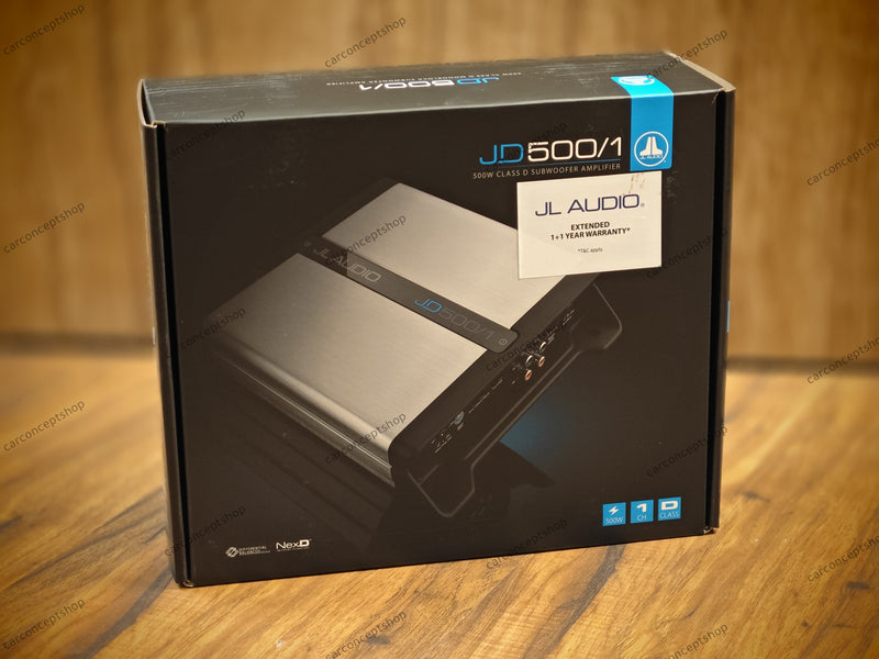 JL Audio Jd500/1 Monoblock Class D Subwoofer Amplifier, 500 W