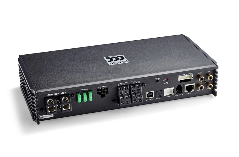 Morel MDSP8/10A 8-Channel Class-D High Power Car Amplifier with Integrated 10-Channel DSP