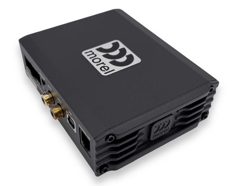Morel MDSP 6/4A Ultra-Compact 4-Channel Class-AB Amplifier with Integrated 6-Channel High-Resolution DSP & Built-in Bluetooth