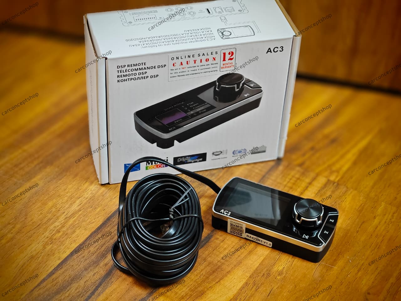 Nakamichi AC3 DSP Remote for Quick Car Audio Adjustments – Car