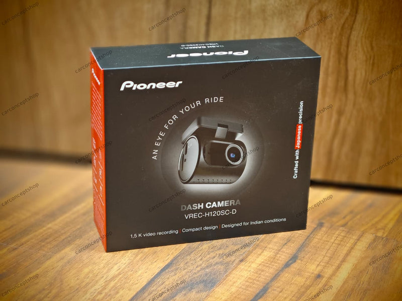 Pioneer VREC-H120SC-D | 1.5K Ultra-Compact Dash Cam with Wi-Fi & G-Sensor