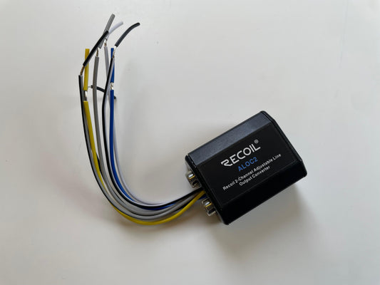 Recoil ALOC2 2-Channel Adjustable Line Output Converter with Remote Turn-On Trigger