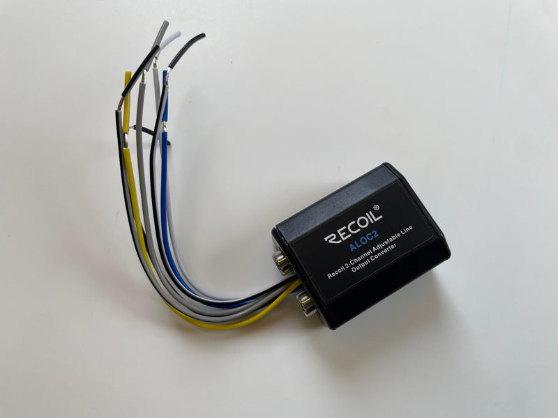 Recoil ALOC2 2-Channel Adjustable Line Output Converter with Remote Turn-On Trigger