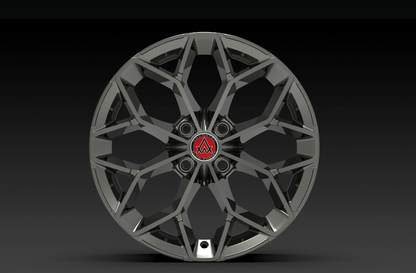 Advantec Black widow alloy wheel FP Clear Neon Black