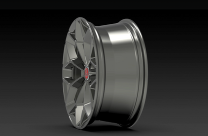 Advantec Black widow alloy wheel FP Clear Neon Black