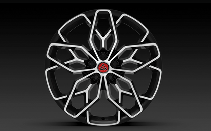 Advantec Kohinoor alloy wheel MC Clear Starlight Black