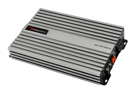 Nakamichi NKTA750.5 5-channel hybrid car amplifier top view 