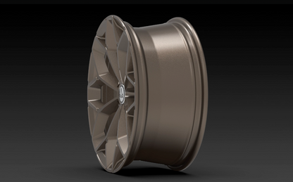 Advantec Black widow alloy wheel FP Clear Lustrous Bronze