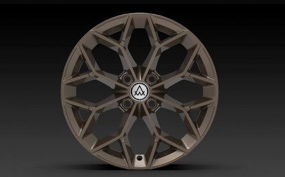 Advantec Black widow alloy wheel FP Clear Lustrous Bronze