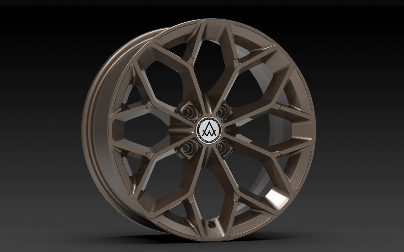 Advantec Black widow alloy wheel FP Clear Lustrous Bronze
