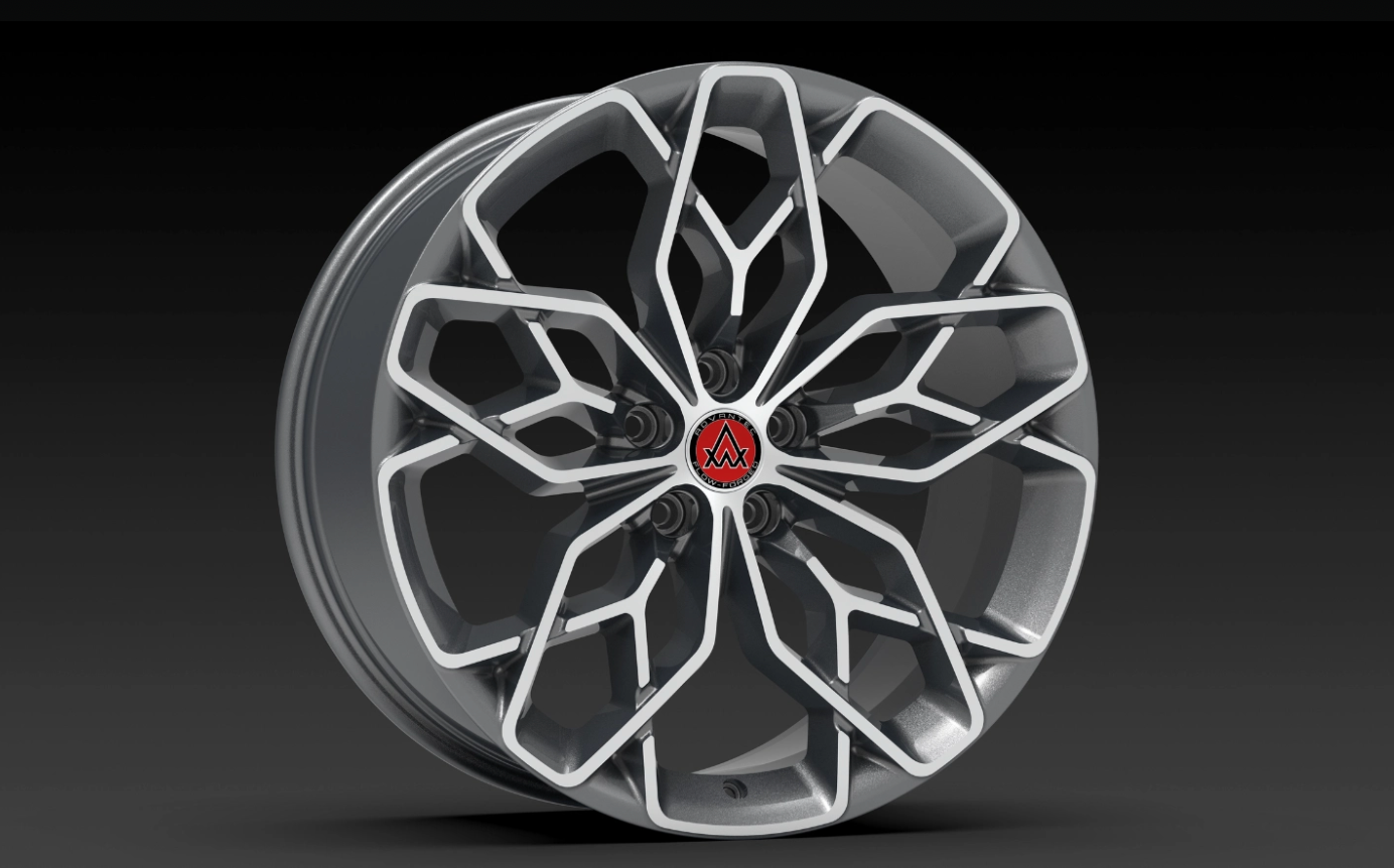 Advantec Kohinoor alloy wheel MC Clear Cosmic Grey