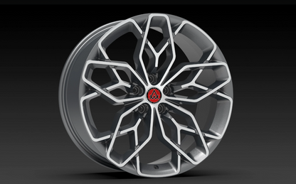 Advantec Kohinoor alloy wheel MC Clear Cosmic Grey