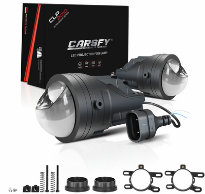 carsfy 2-Inch Projector Fog Light 100W 5500K CLP2010
