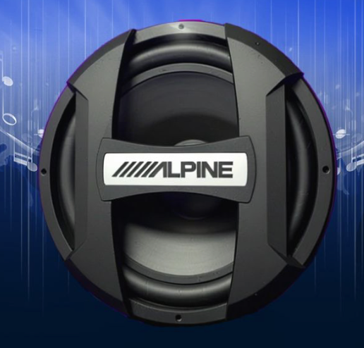 Alpine SWJ-12S4 Bassline 12" 1500W 300RMS Subwoofer
