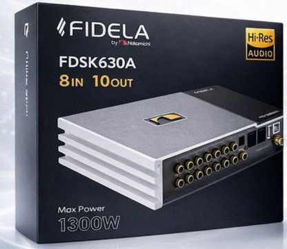 Hi-Res car audio processor Nakamichi FDSK630A PRO for active 3-way speaker setups