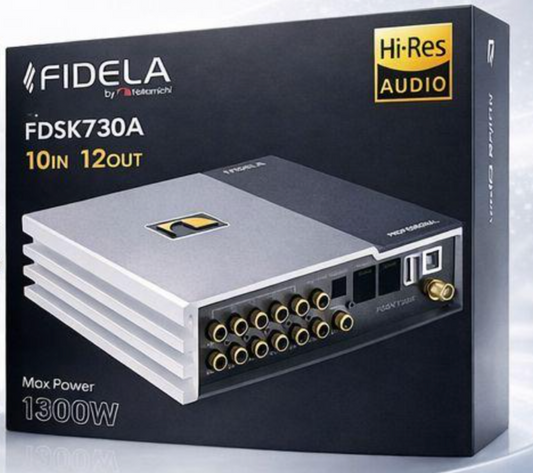 Professional 12-channel time alignment and 31-band EQ software for Nakamichi Fidela PRO