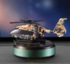 Solar Power Camouflage Army Helicopter Car Aroma Solar Power Diffuser Air Freshener Perfume Car Dashboard Decoration With Perfume