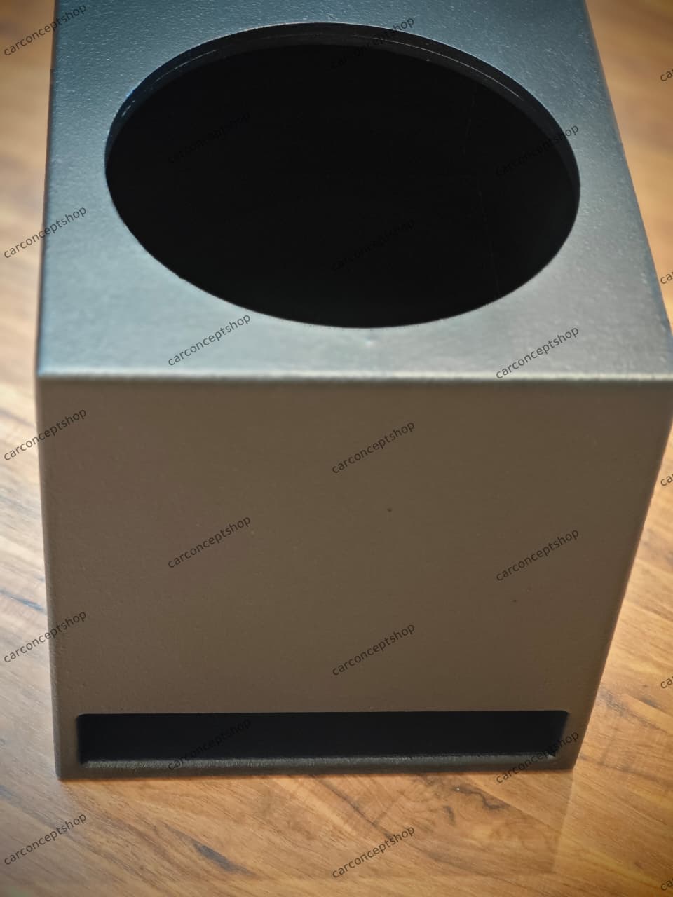 View of the L-port showing the full internal black paint coat and premium heavy-duty construction