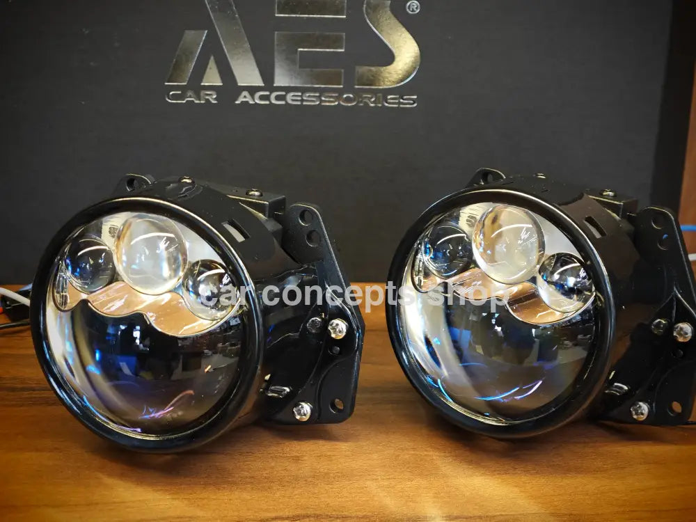Aes Ux3 Laser Headlight Projector 80 Watts Blue Lens Aes