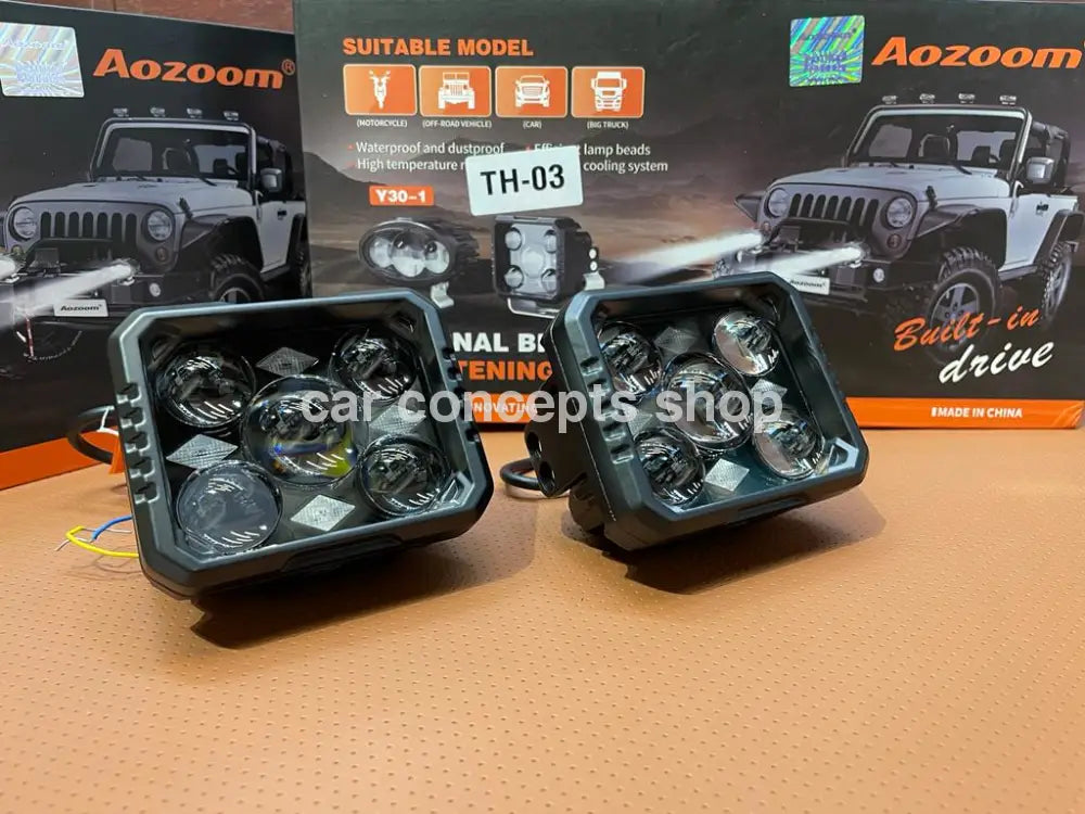 Aozoom Th03 5 Lens Auxillary External Bifocal Pod Lights Y30-2 64W