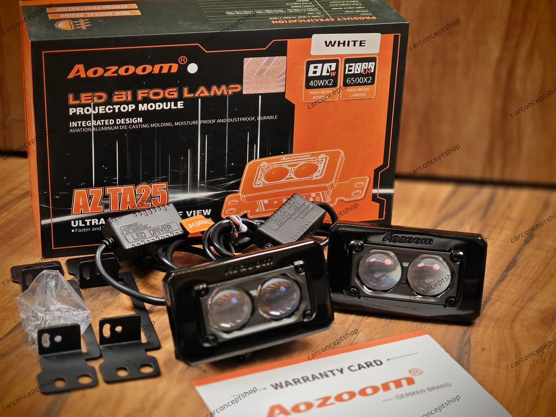 Aozoom AZ TA25 Dual Lens Fog Light for Tata Facelift Cars | 13,000 LM ...