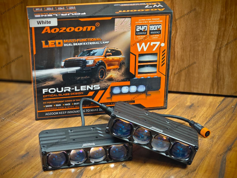 AOZOOM W7 4 Lens Auxiliary Light – 19000 Lumens
