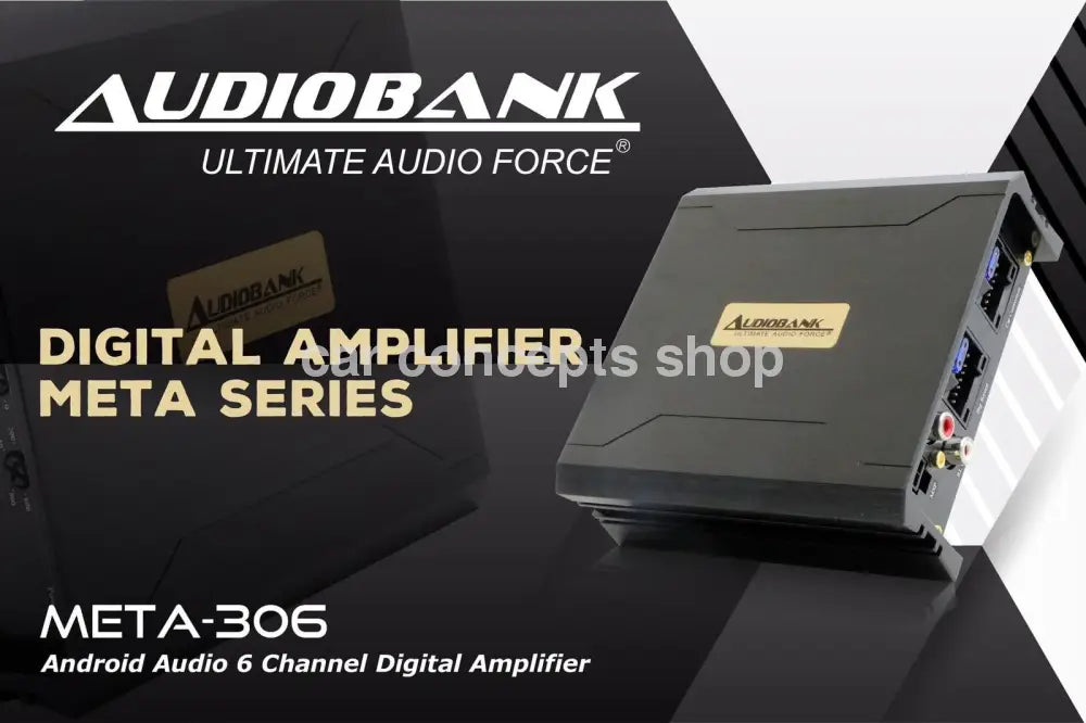 Audiobank Meta 306 6 Channel Amplifier For 9-10 Inch Android Player (Plug _Play) 4