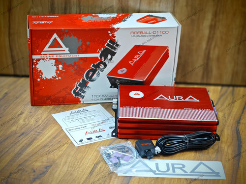 Aura Car Audio Fireball D1100 Amplifier
