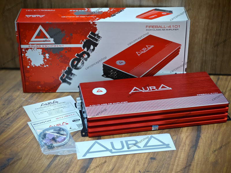 Aura car audio fireball 4.101 4 channel Amplifier