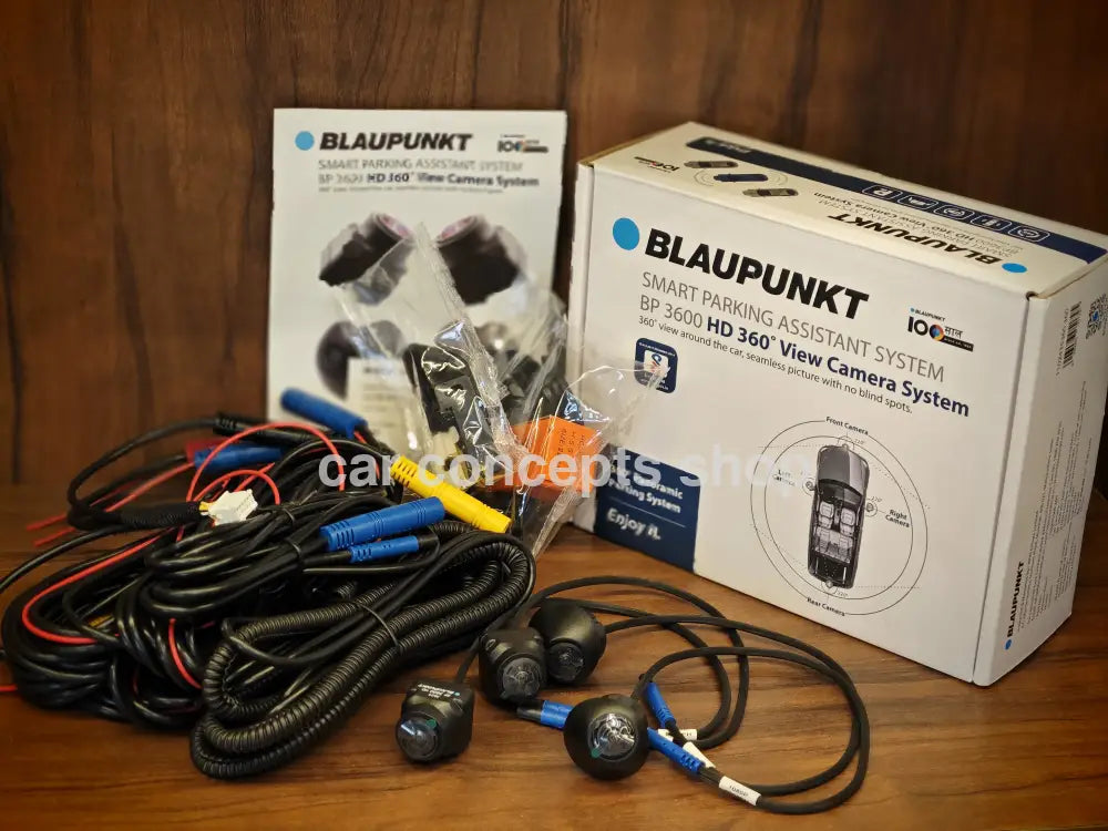 Blaupunkt Bp3600 360˚ View Camera System For Smart Parking Assistance. 360 Camera Kit Cars