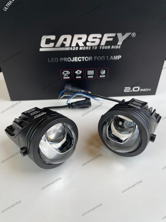 carsfy 2-Inch Projector Fog Light 100W 5500K CLP2010