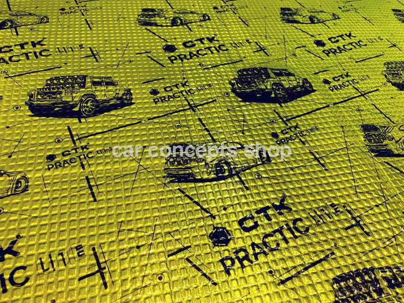 CTK (Made in Ukraine) Lemon Car Sound Deadening/Damping Sheet 15 Sheets.