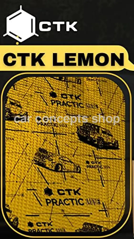 Ctk (Made In Ukraine) Lemon Car Sound Deadening/Damping Sheet 4 Sheets. Ctk Damping