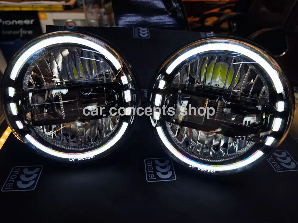 Dot Sae Hyperlink 140Watt 7 Inch Kingkong Style Headlights For Thar 2 Pcs